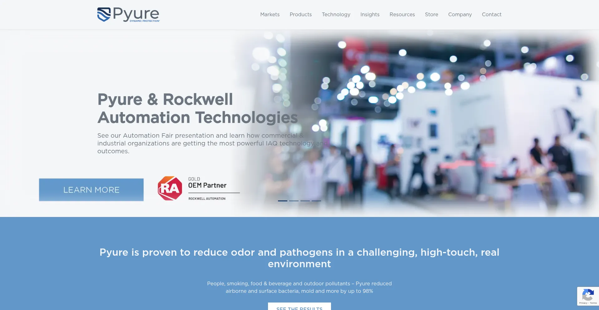 Pyure.com Screenshot