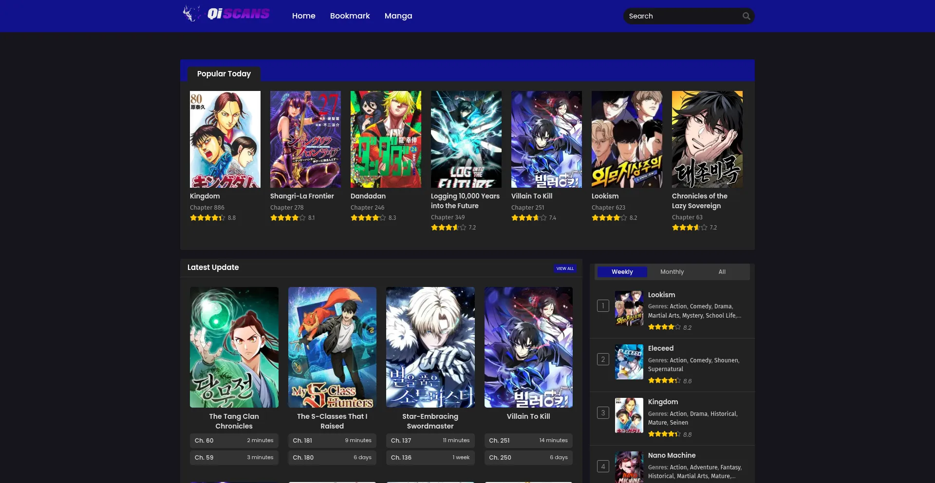 Qiscansmanga.com