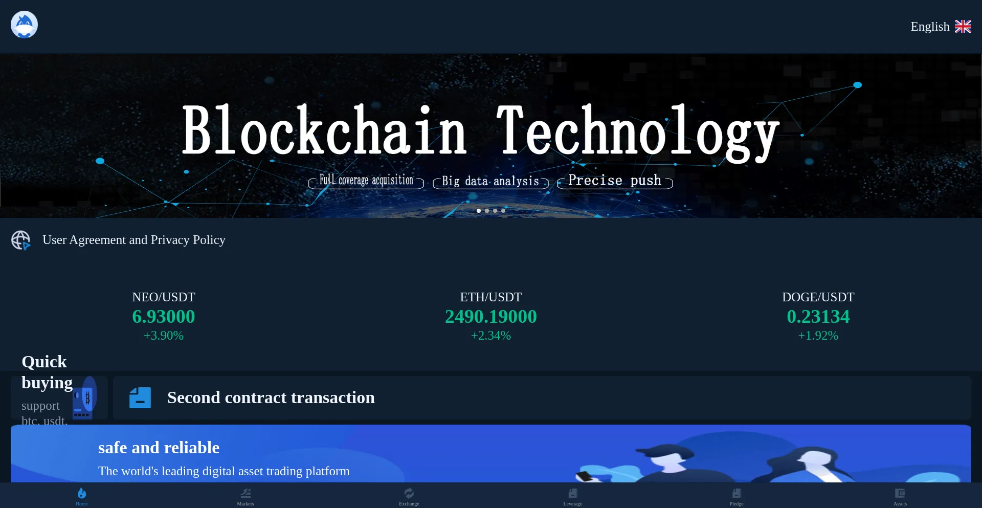 Website screenshot of Qmacoins.com