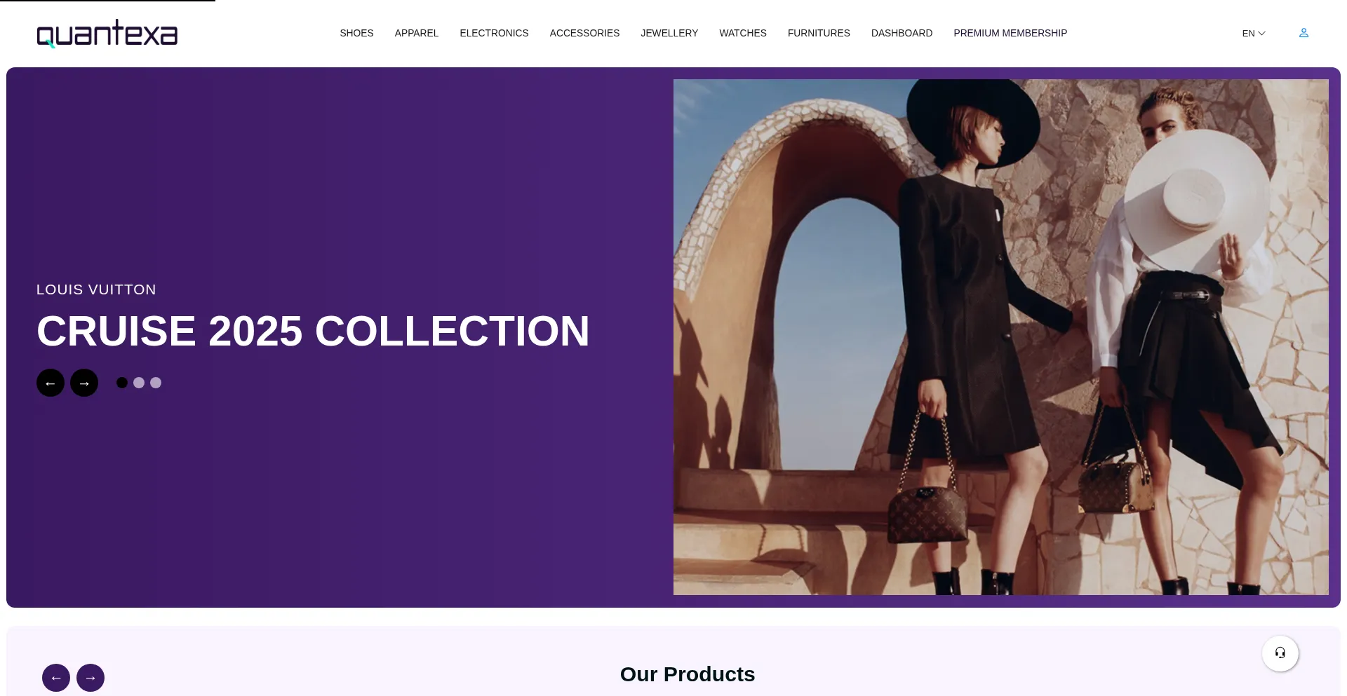 Quantexa-store.com Screenshot