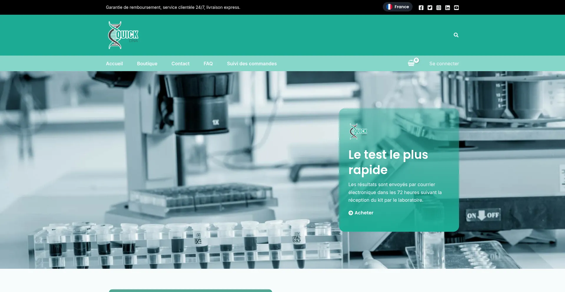 Quickdna.fr est-il Sûr et Fiable ?