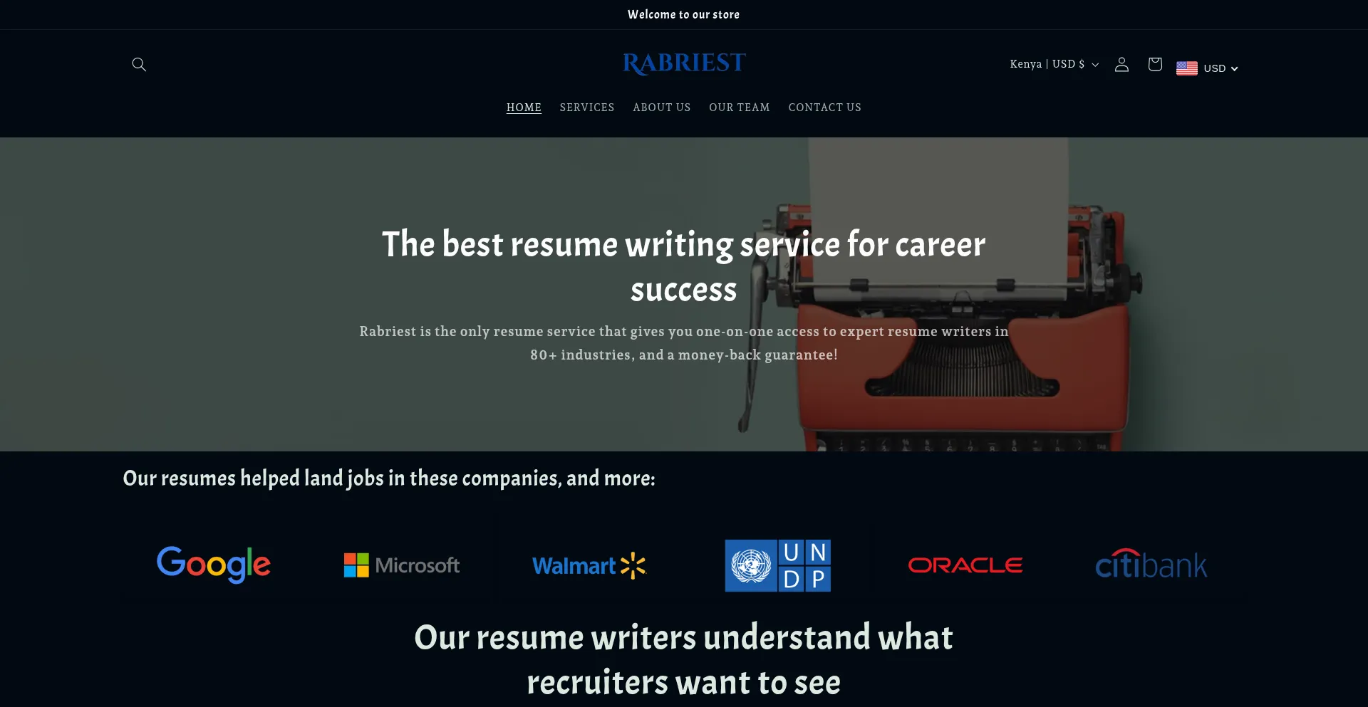 Website screenshot of Ra-briest.com