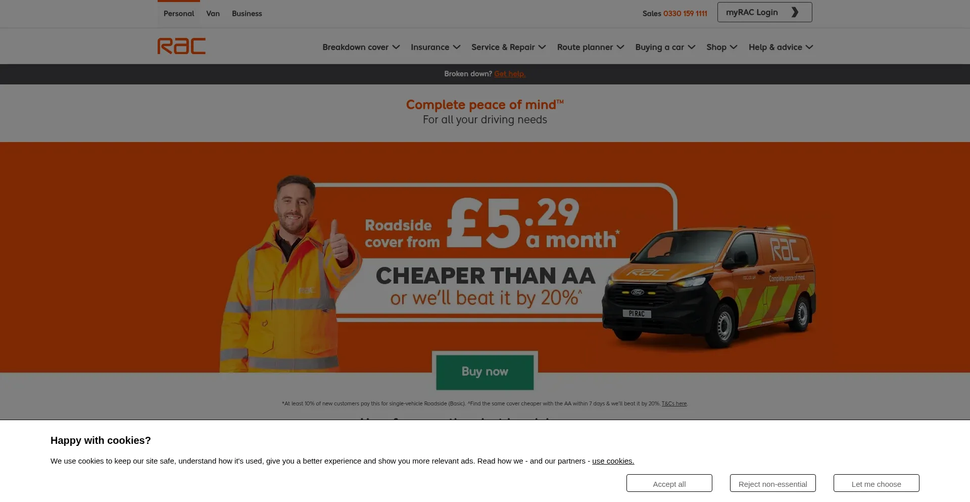 Rac.co.uk est-il Sûr et Fiable ?