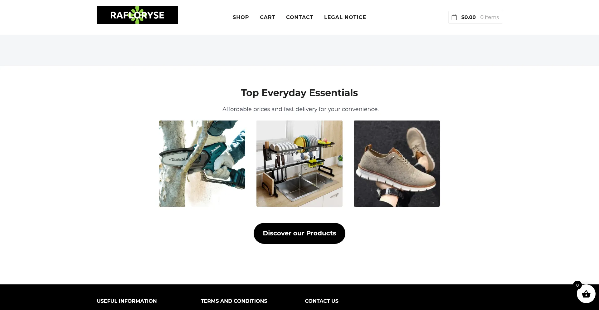 Rafloryse.shop Screenshot