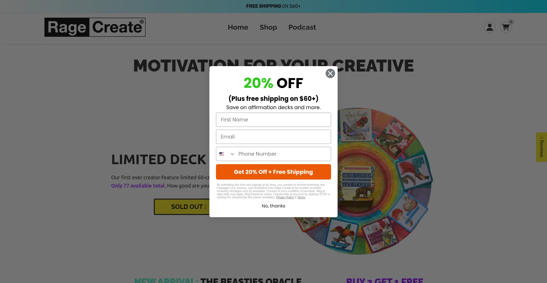 Ragecreate.com Screenshot