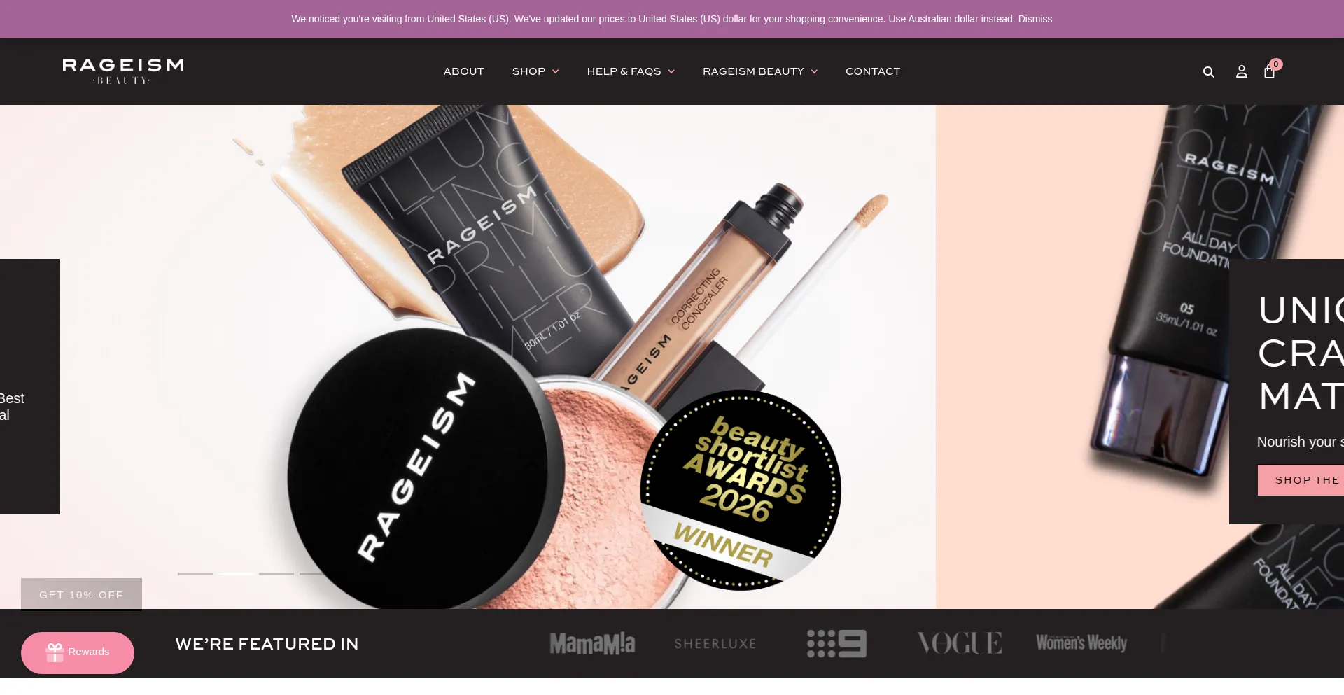 Rageismbeauty.com.au
