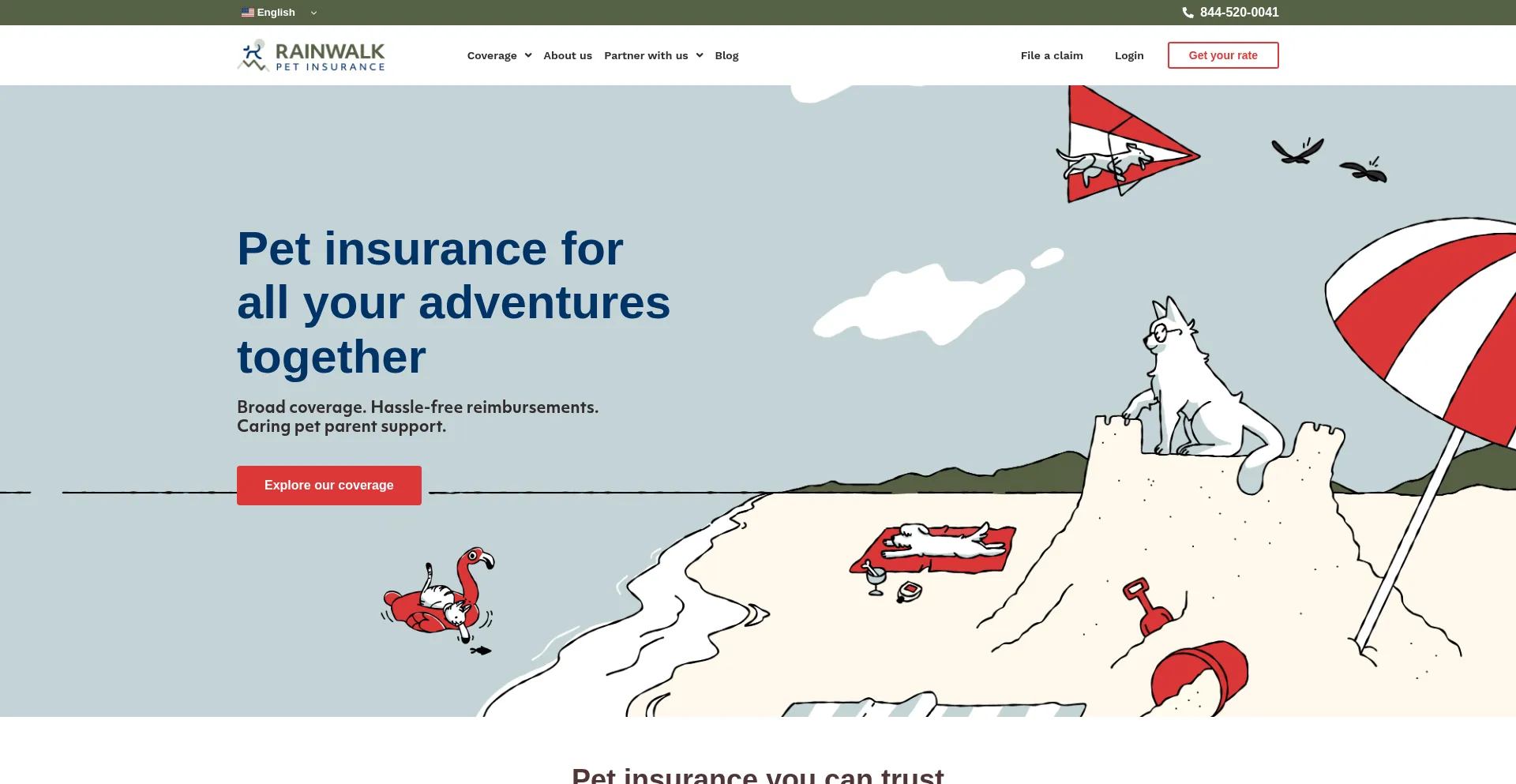 Rainwalkpetinsurance.com