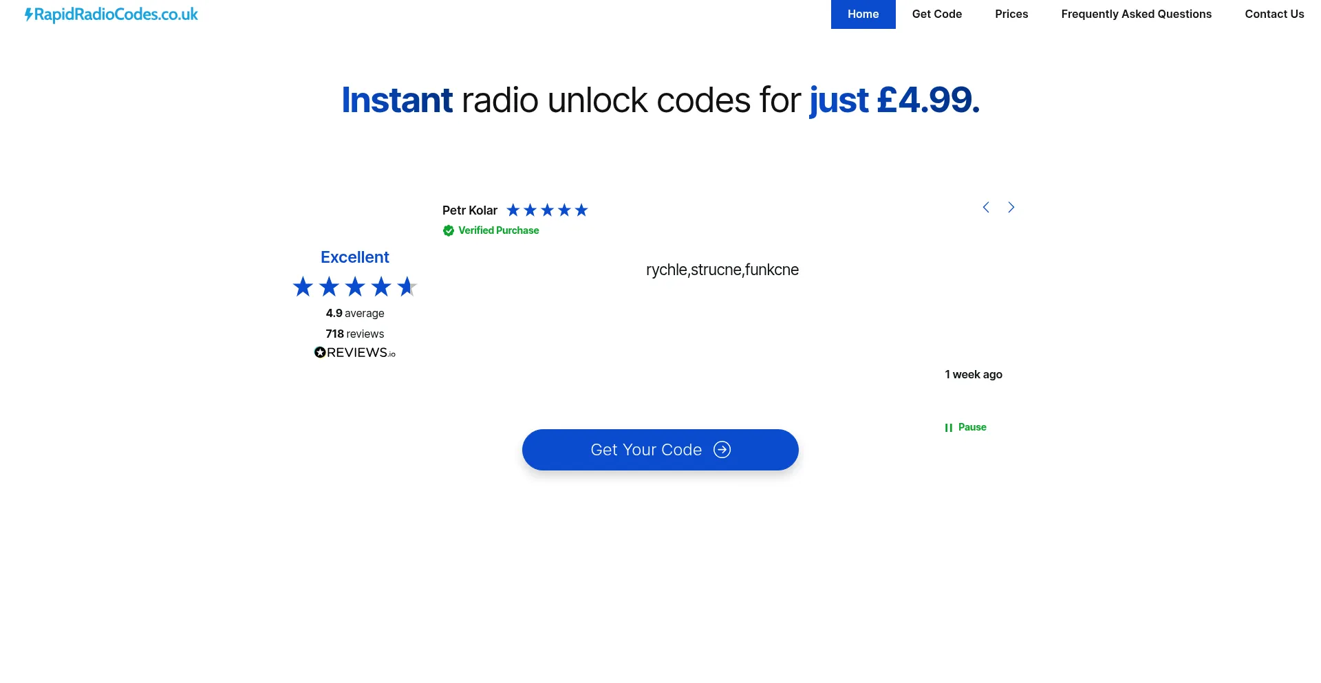 Rapidradiocodes.co.uk