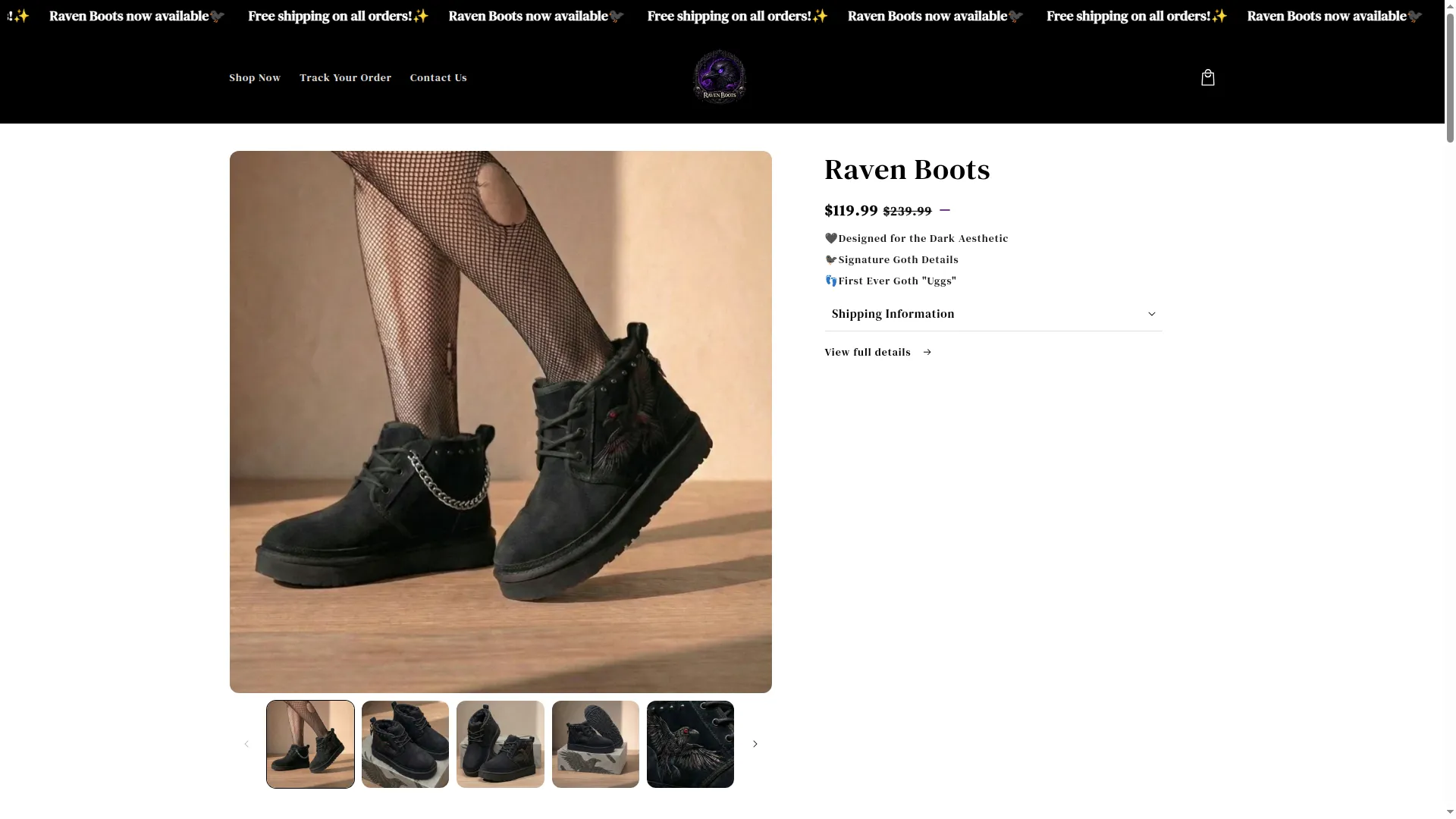 Ravenboots.com