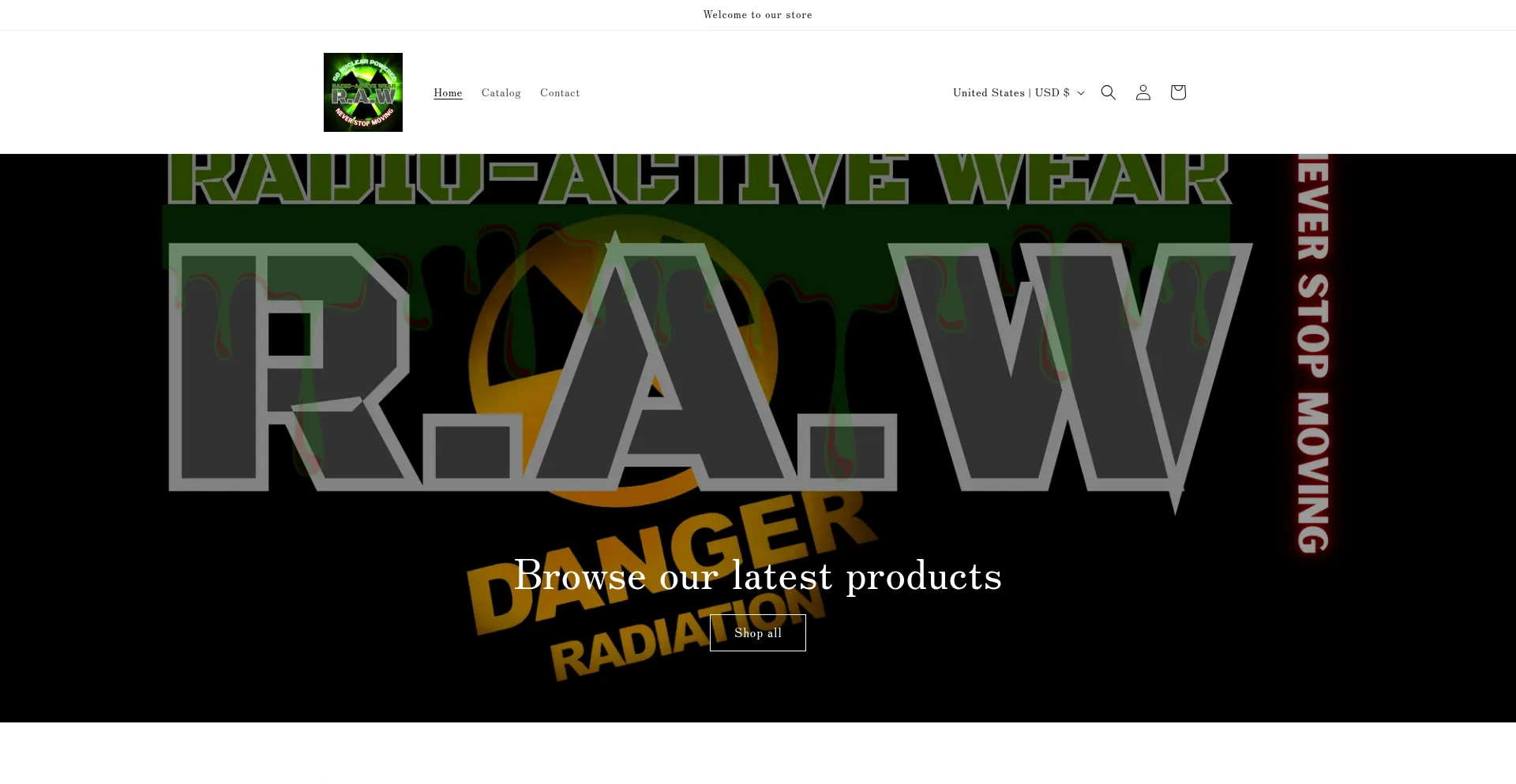 Raw-radioactivewear.myshopify.com est-il Sûr et Fiable ?