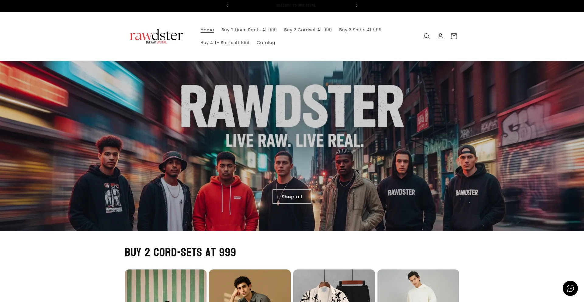 Rawdstr.shop Screenshot