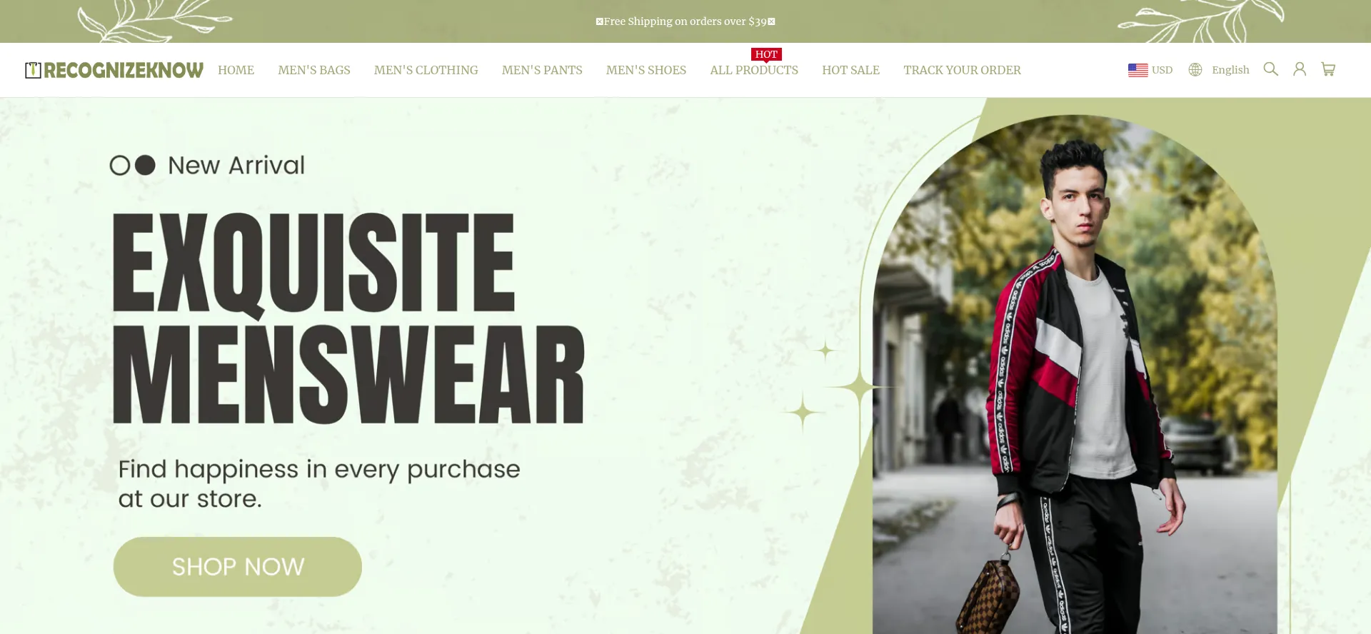 Website screenshot of Recognizeknow.com