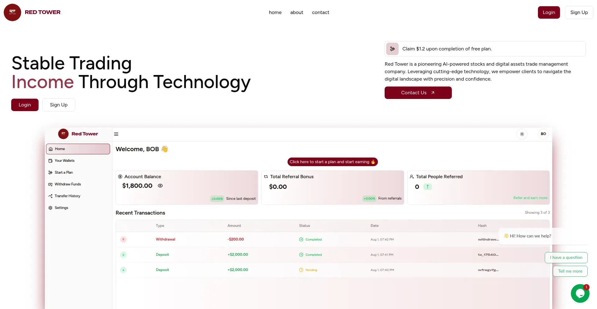 Redtowerholdings.com est-il Sûr et Fiable ?