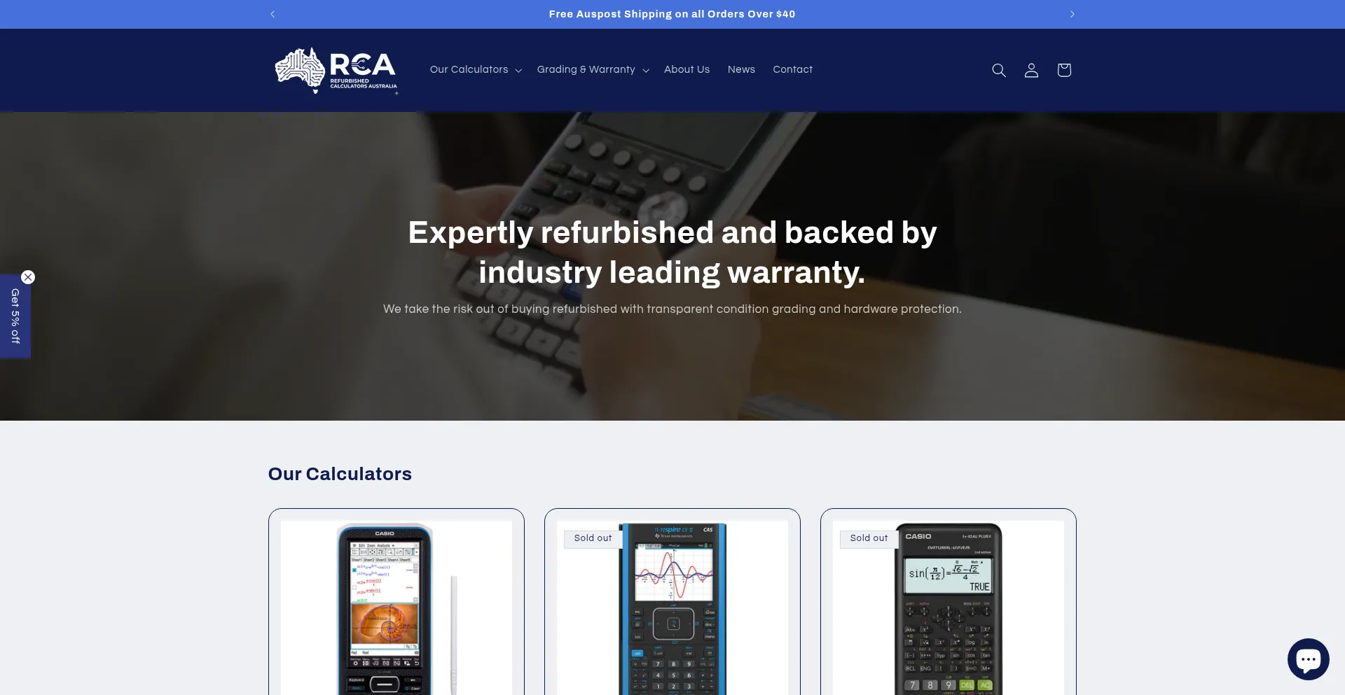 Refurbishedcalculators.com.au