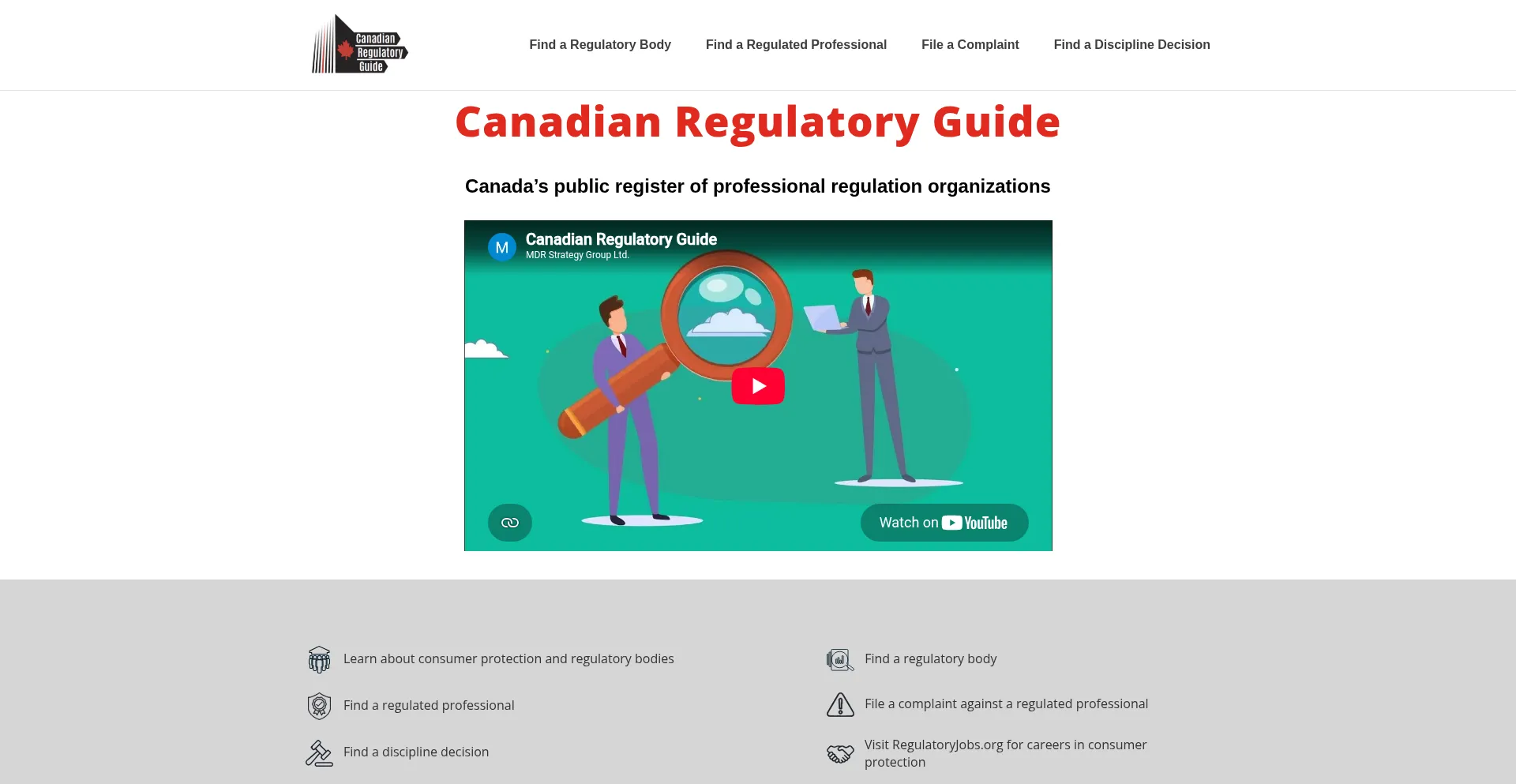 Regulatoryguide.ca
