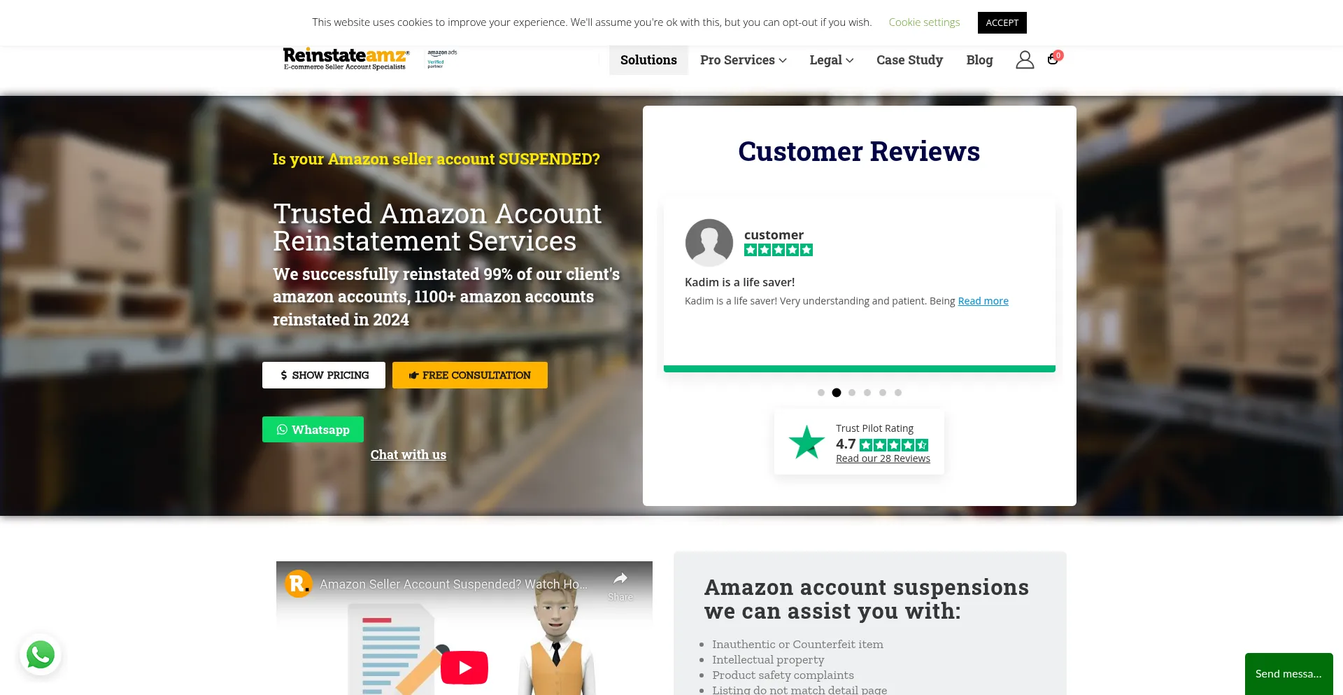 Reinstateamz.com est-il Sûr et Fiable ?