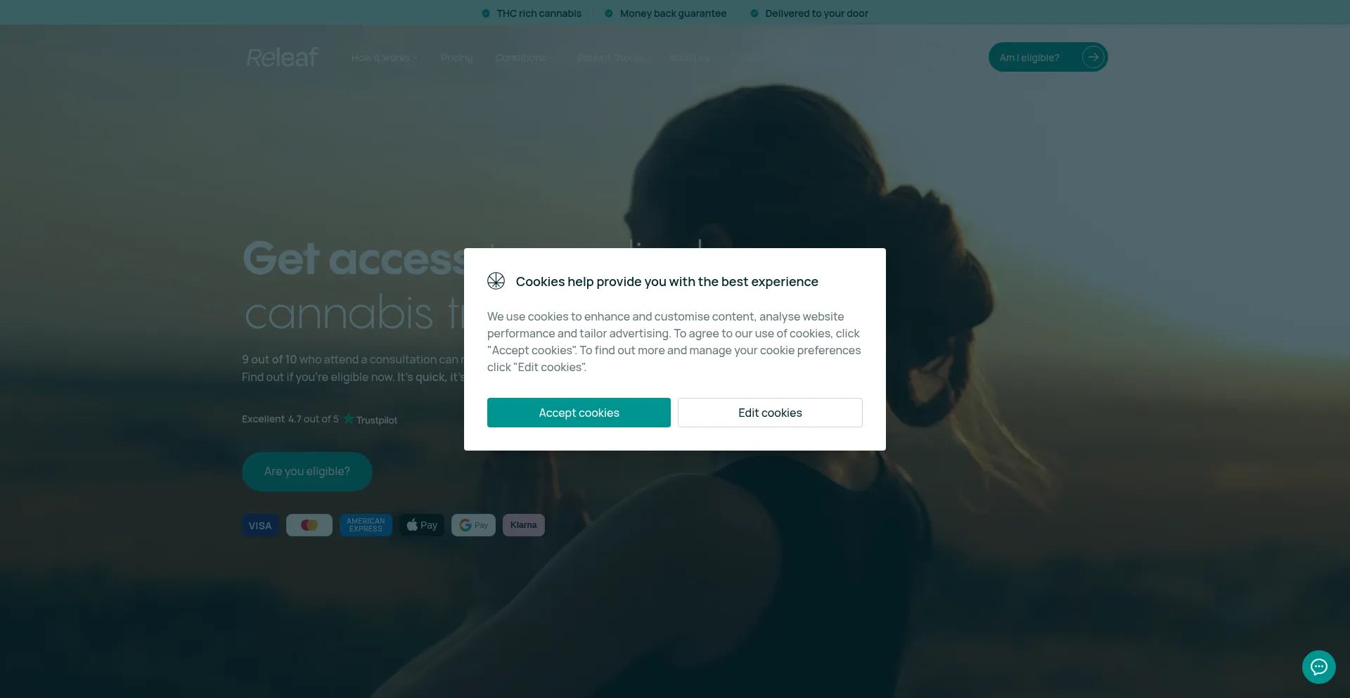 Releaf.co.uk Screenshot