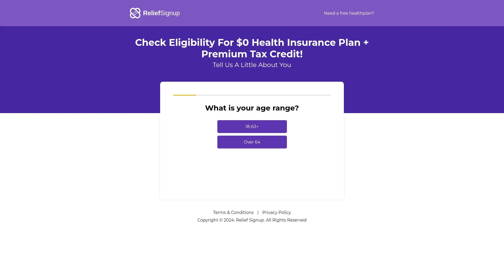 Reliefsignup.com