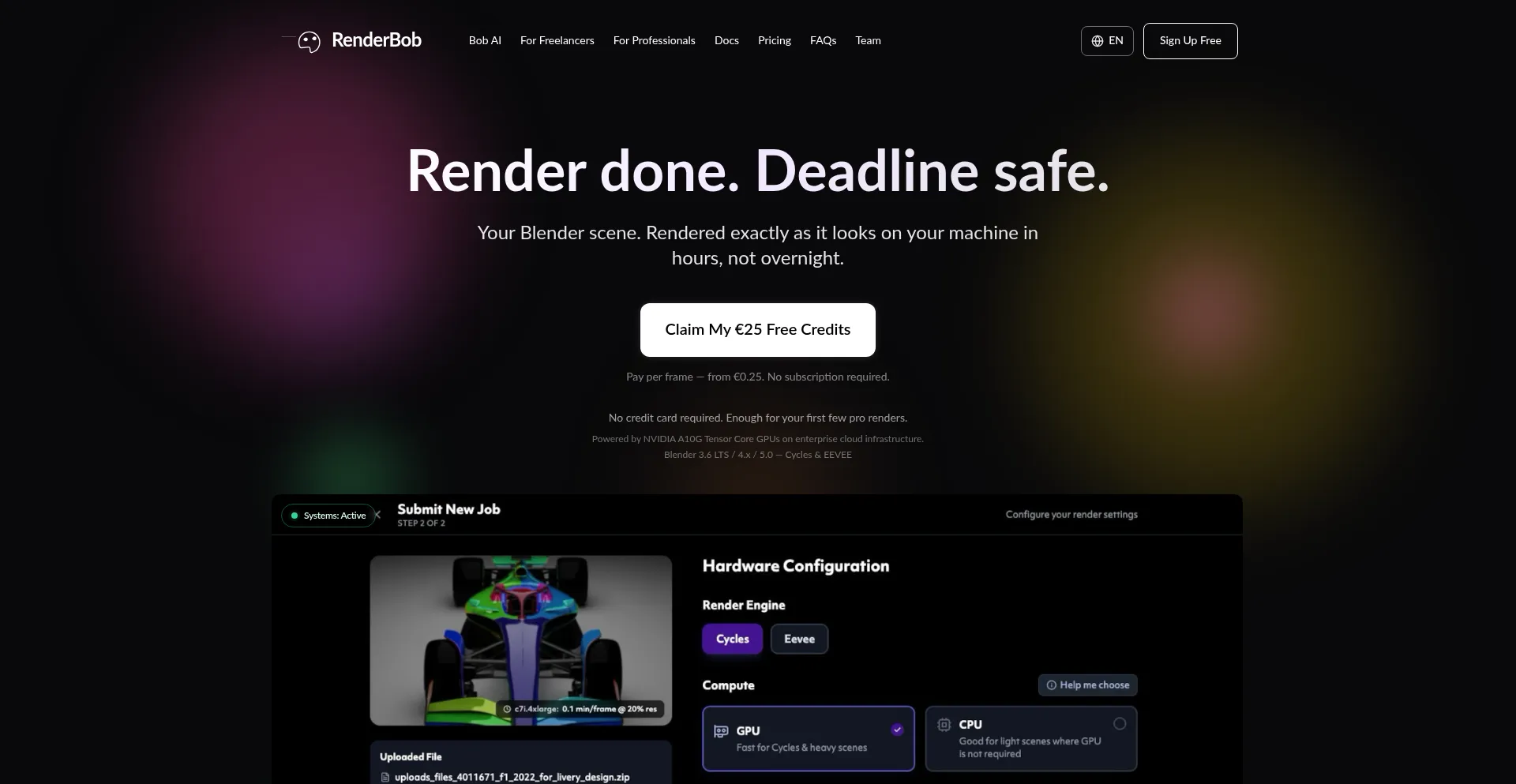 Renderbob.io