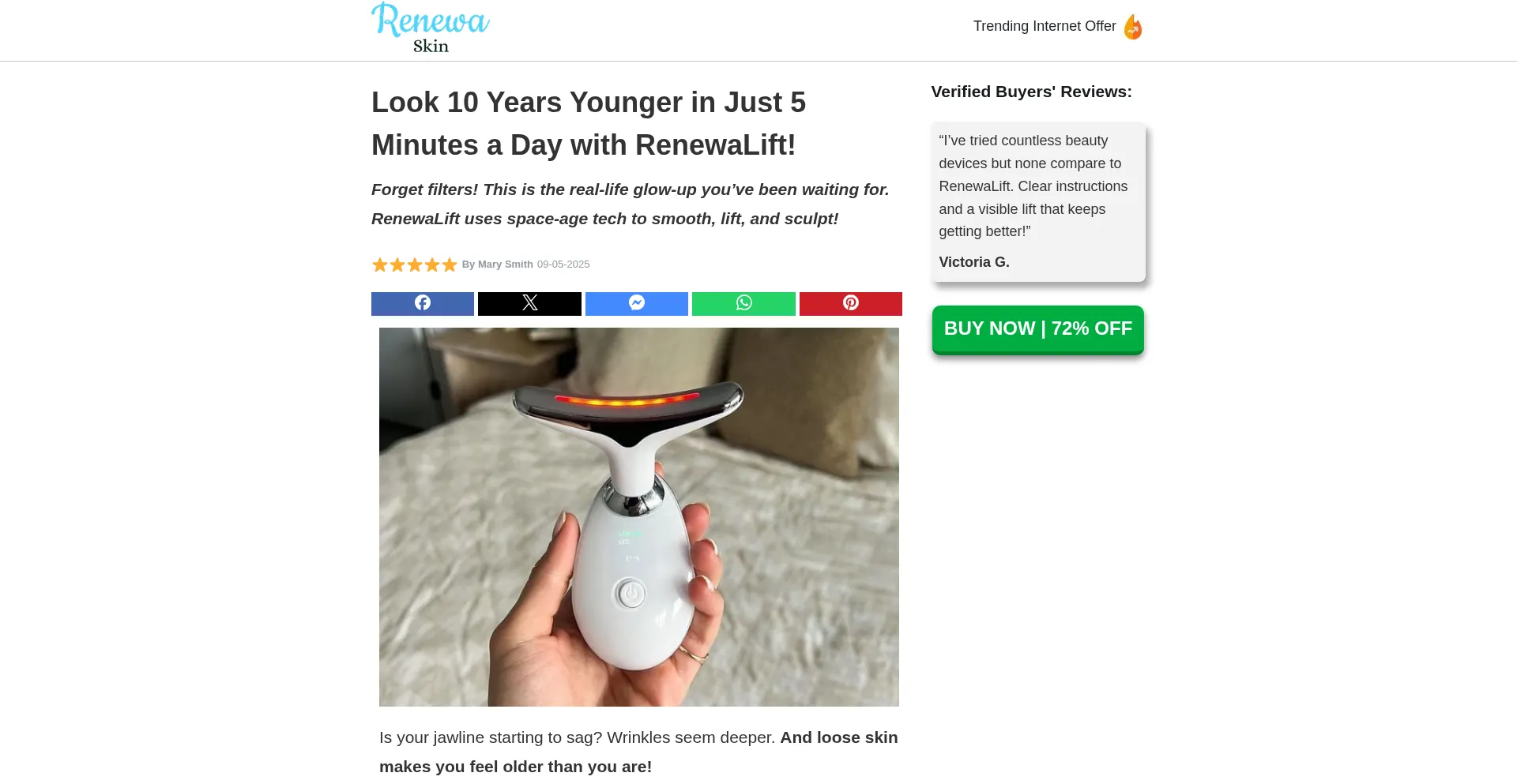 Renewa-lift.com est-il Sûr et Fiable ?