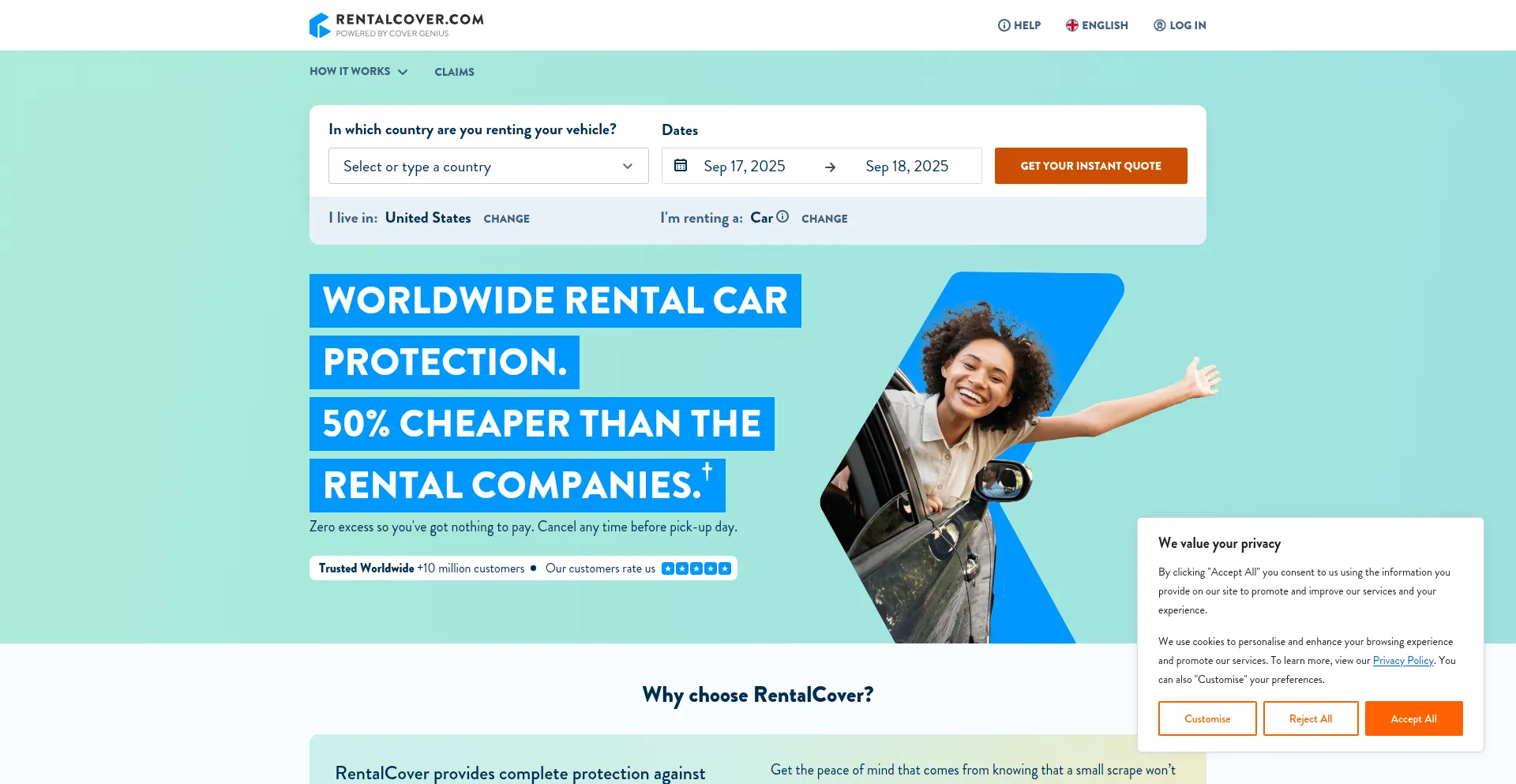 Rentalcover.com est-il Sûr et Fiable ?