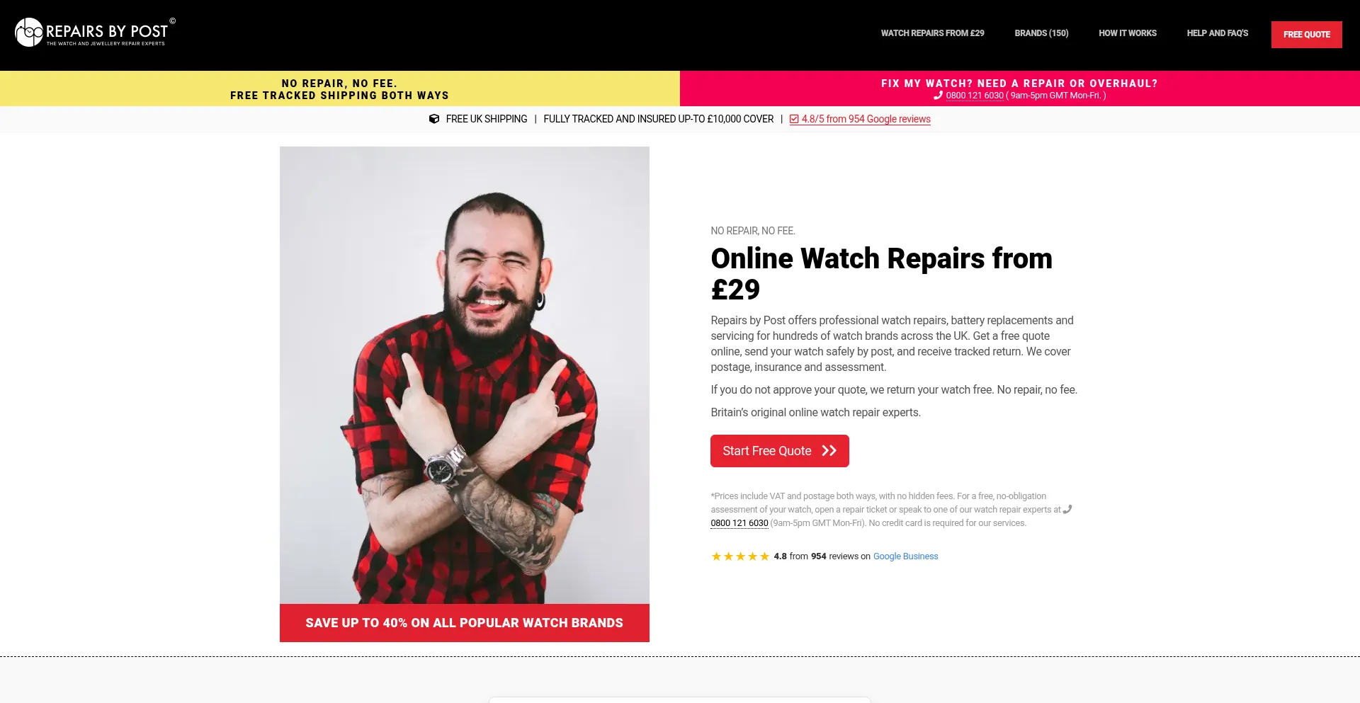 Repairsbypost.com