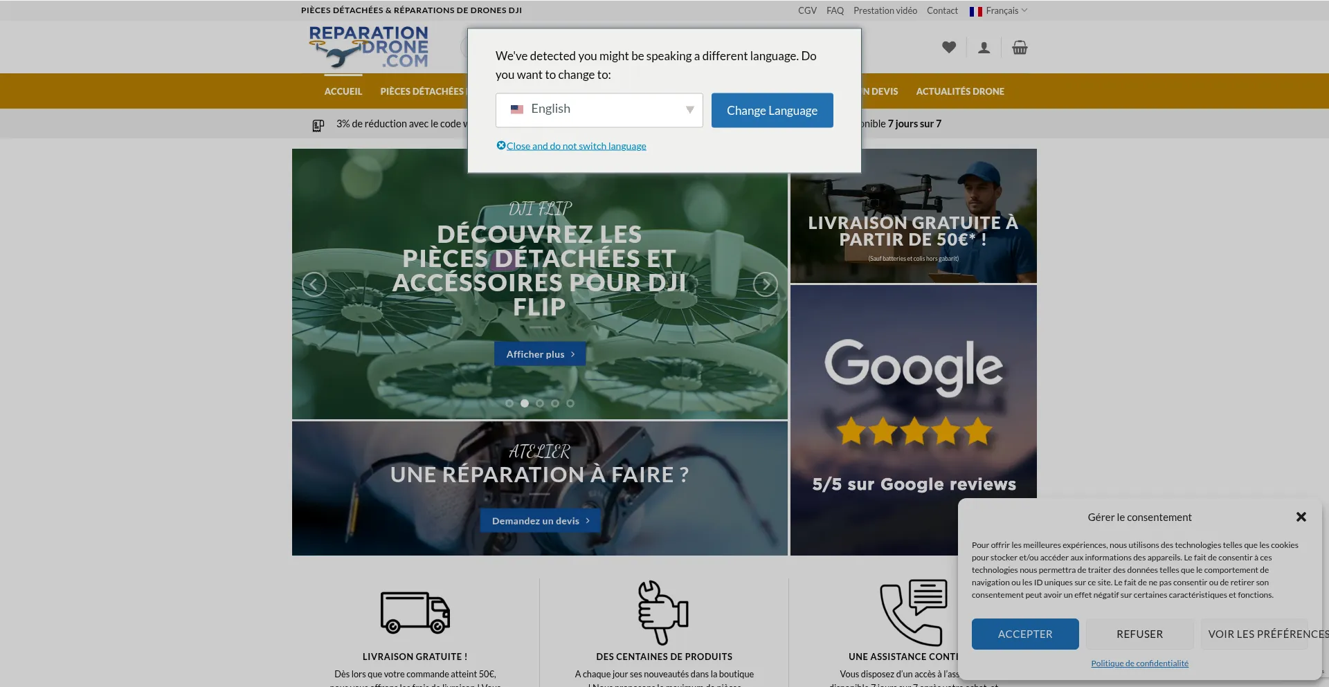 Reparation-drone.com est-il Sûr et Fiable ?