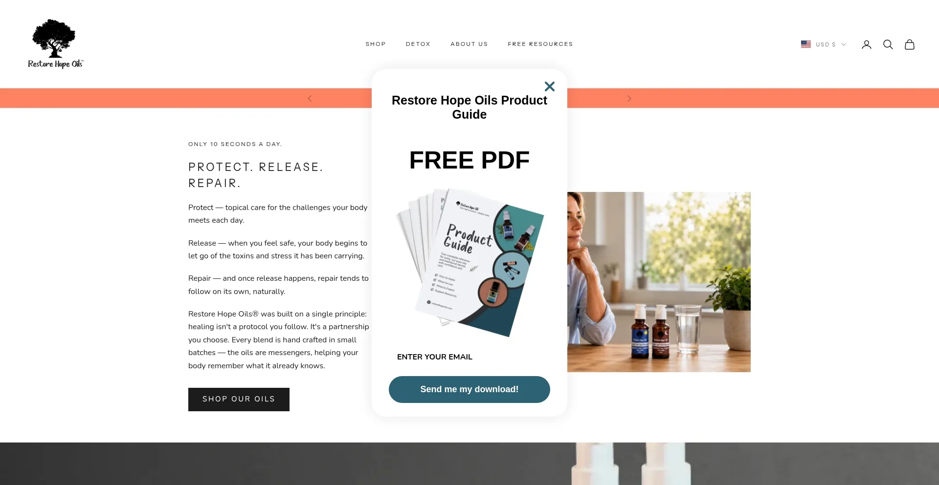 Restorehopeoils.com