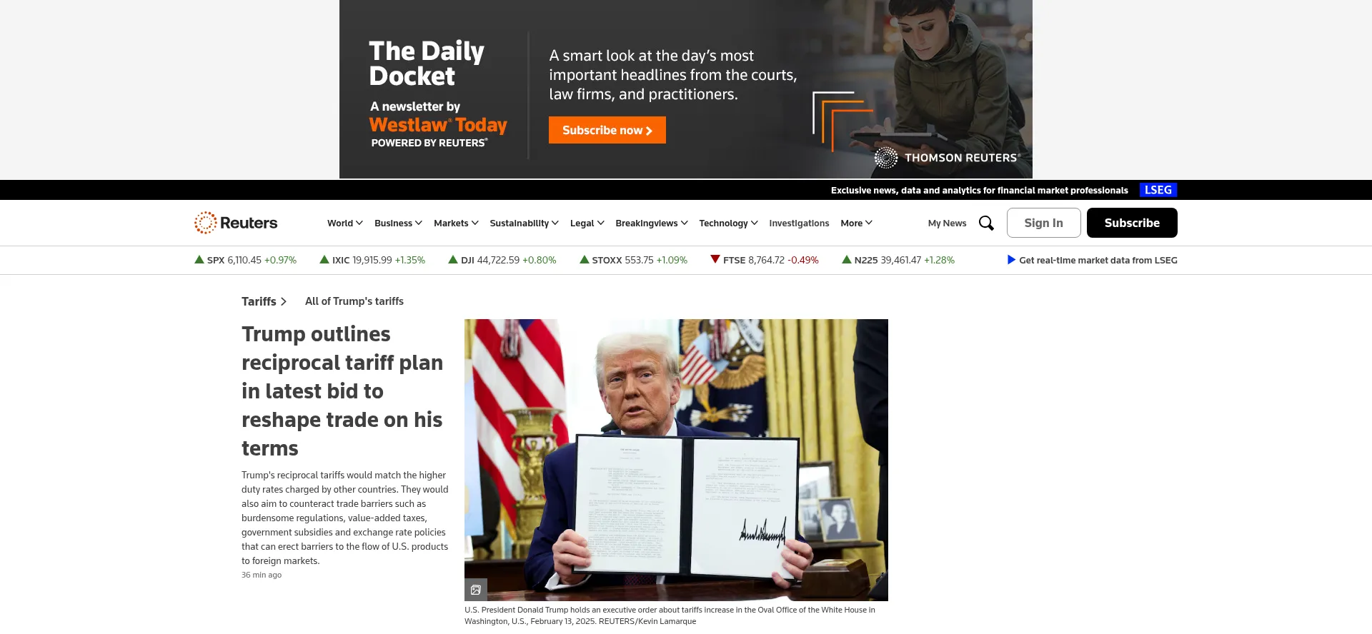 Reuters.com est-il Sûr et Fiable ?