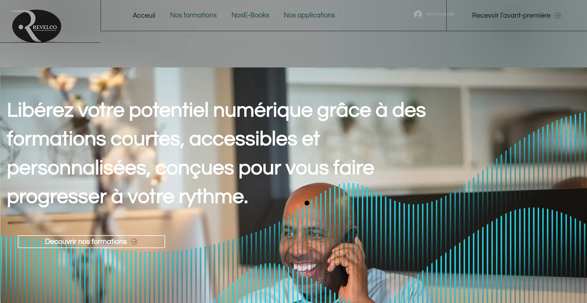 Website screenshot of Revelcofrance.com