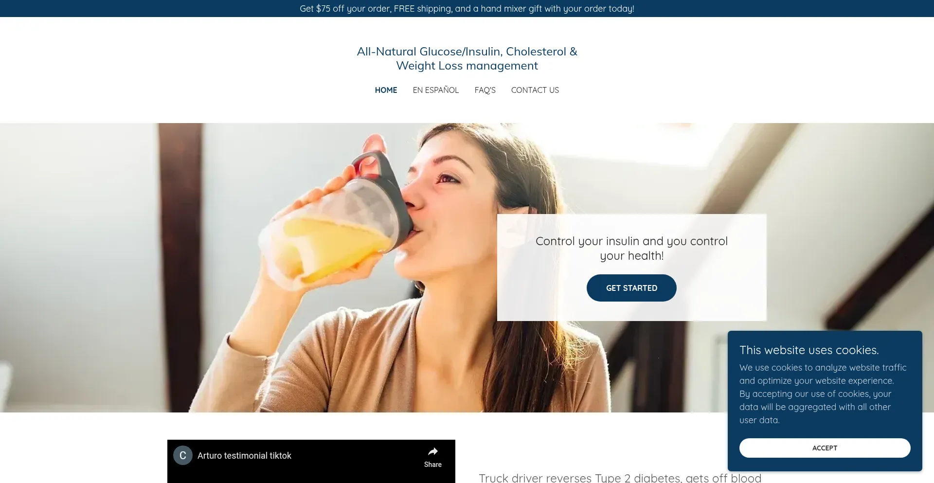 Website screenshot of Reversingir.com