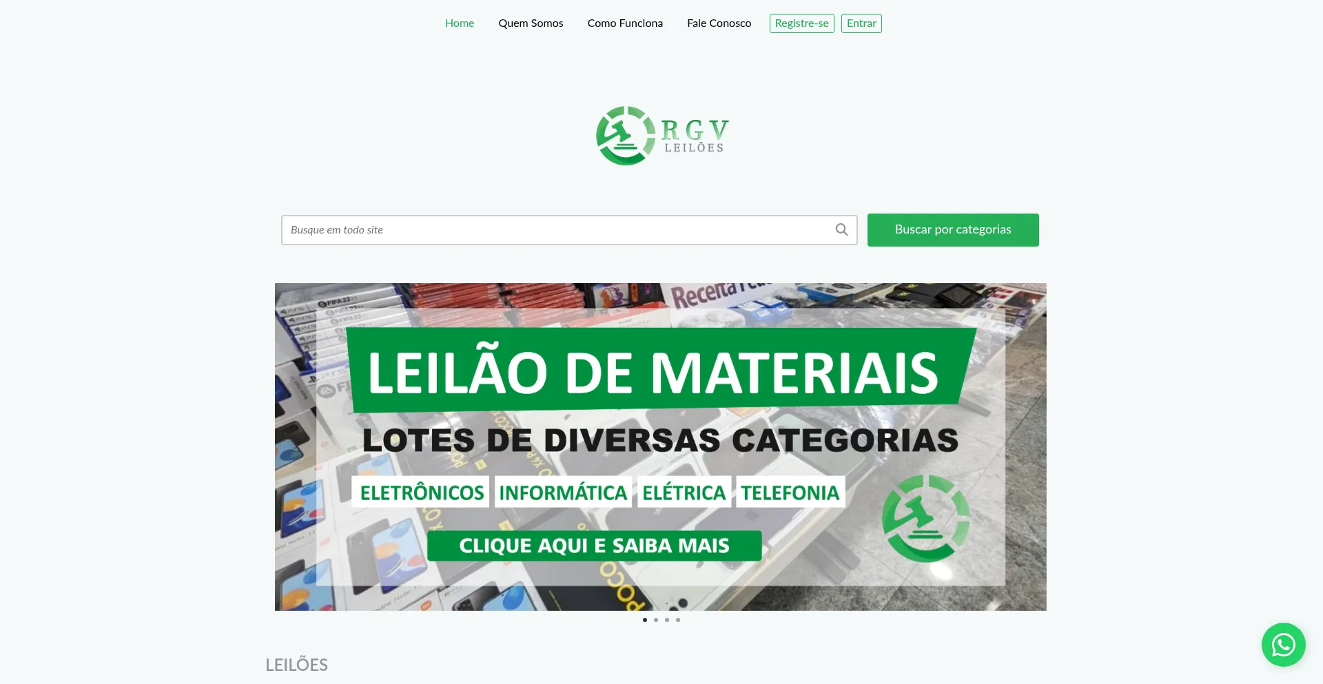 Website screenshot of Rgvleilao.com