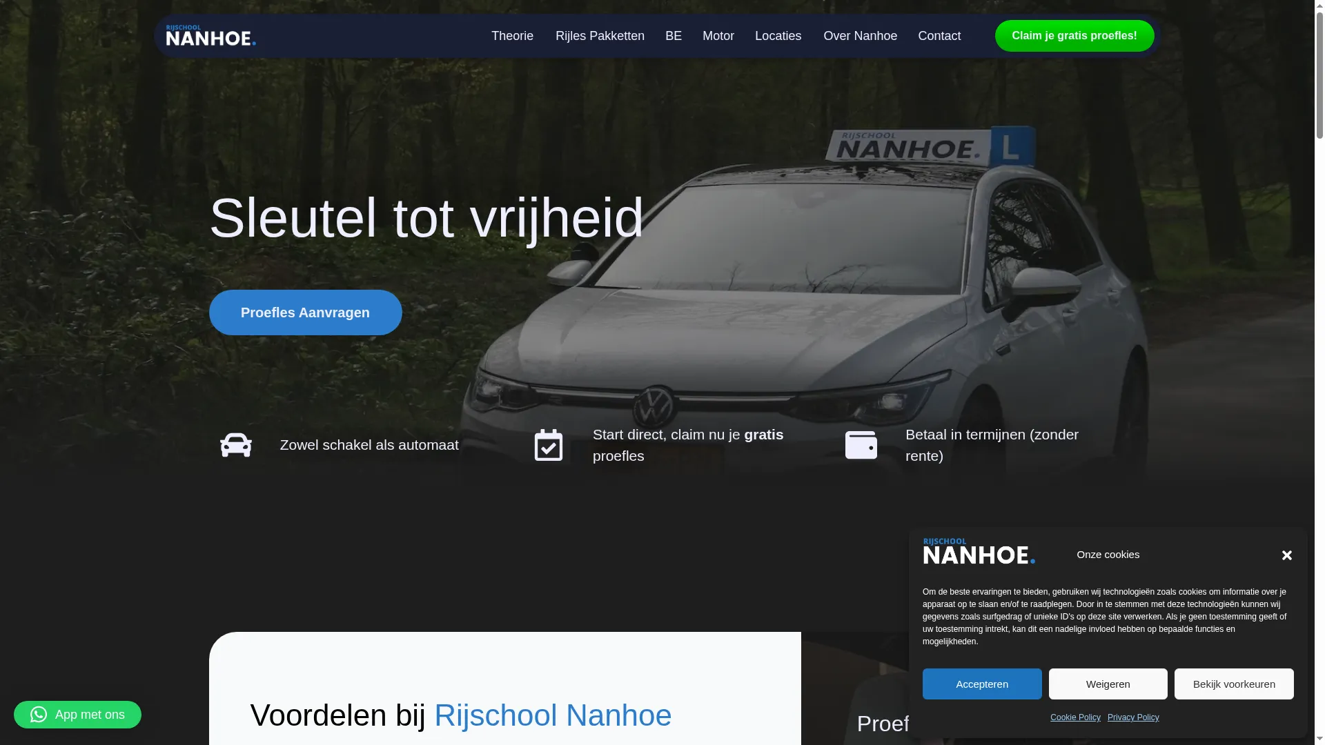 Rijschoolnanhoe.nl