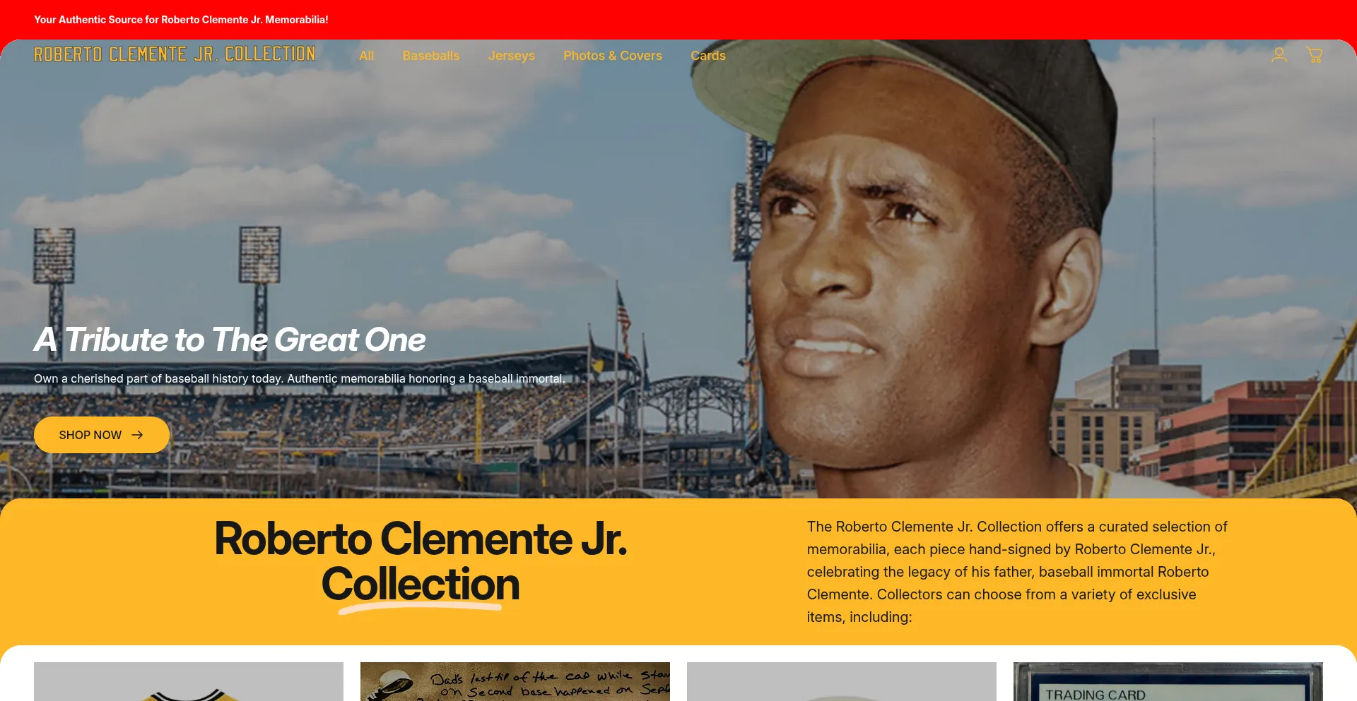 Robertoclementejrcollection.com
