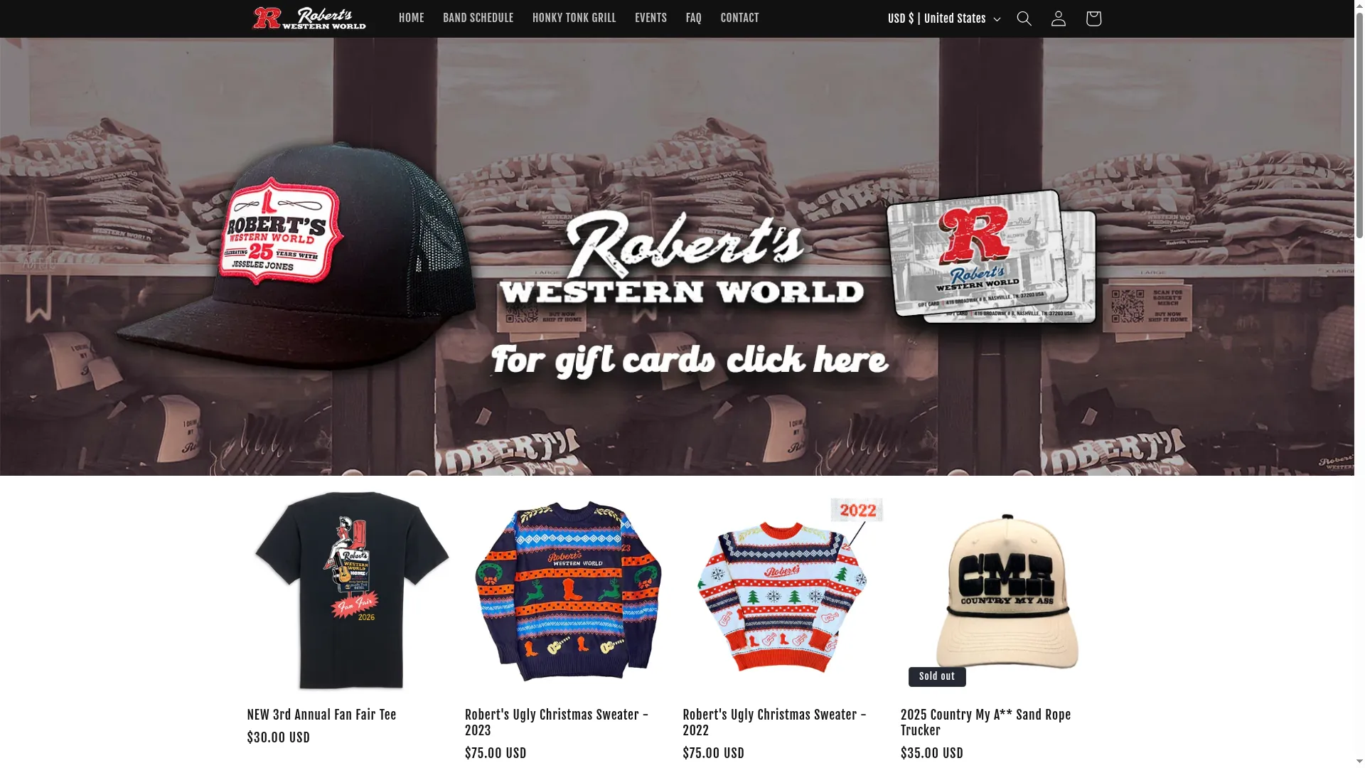 Robertswesternworldstore.com