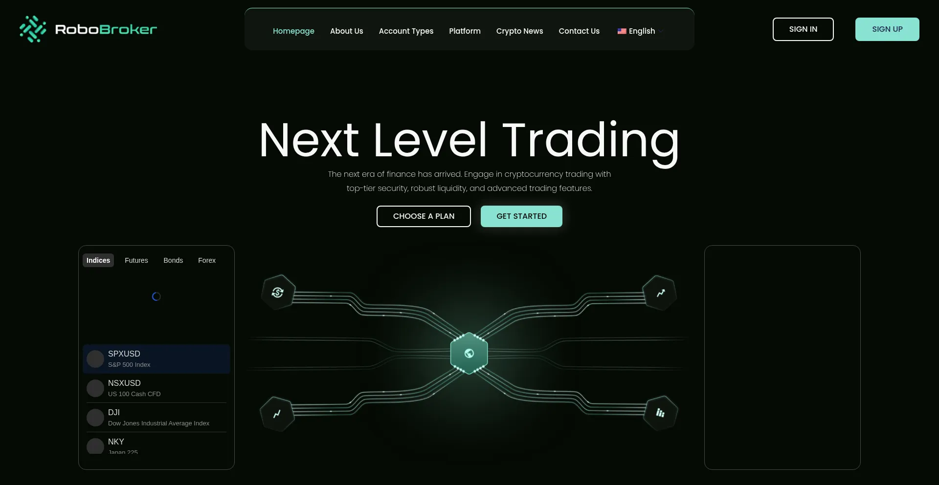 Website screenshot of Robobrokerltd.com