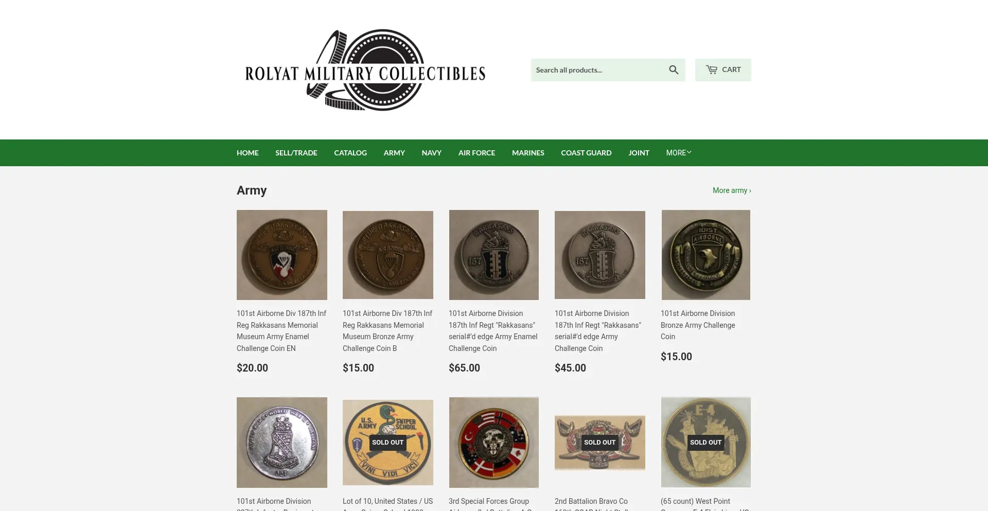 Website screenshot of Rolyatmc.com