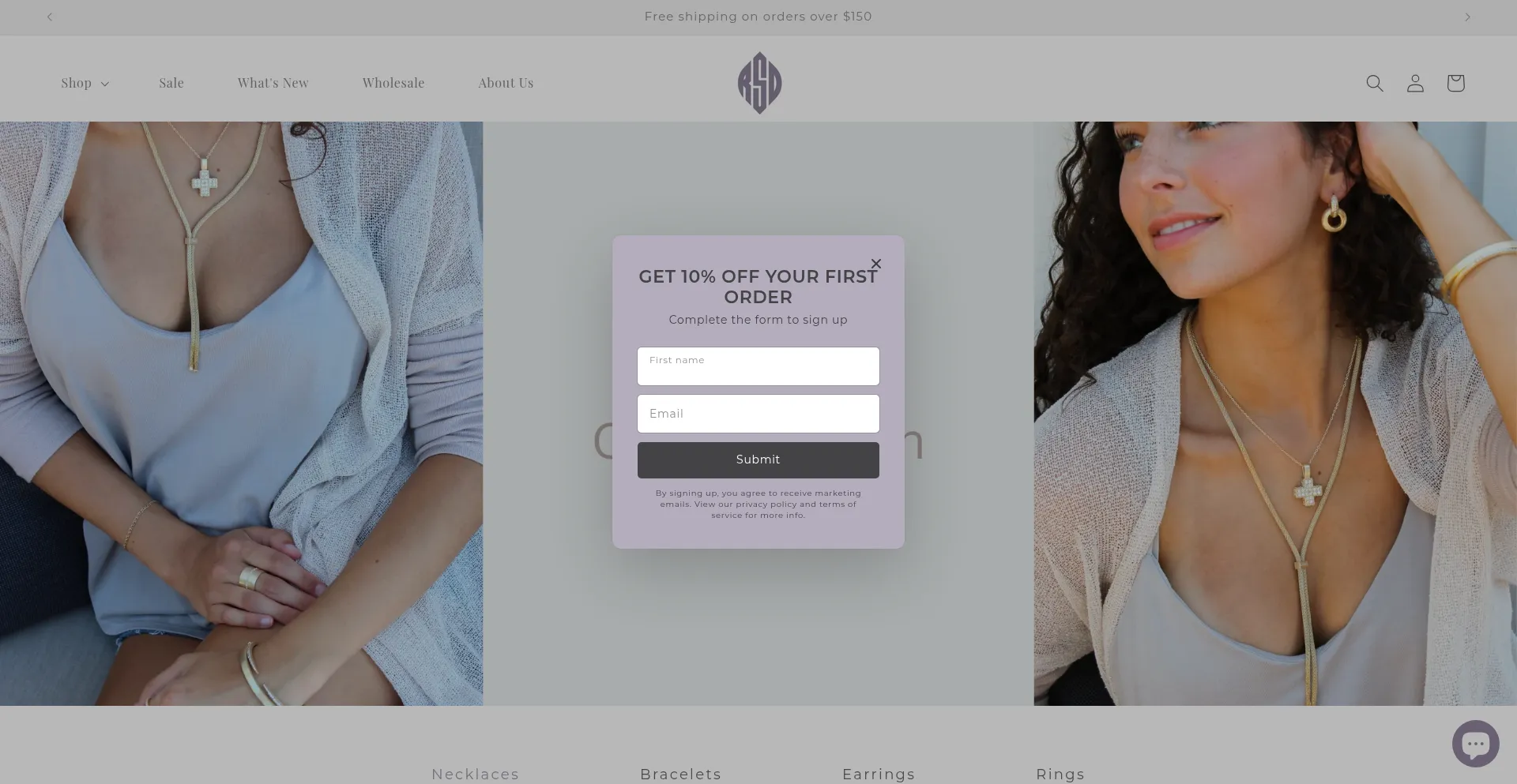 Website screenshot of Rondasmithdesigns.com