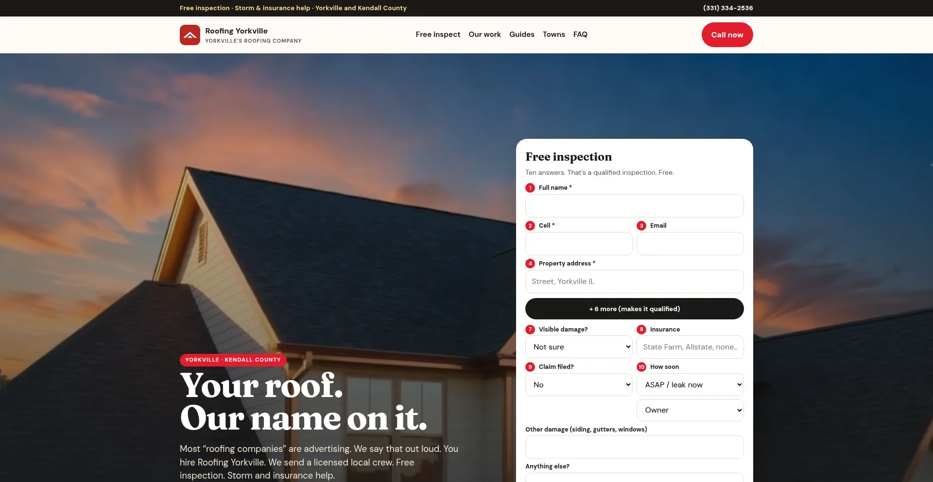 Roofingyorkville.com
