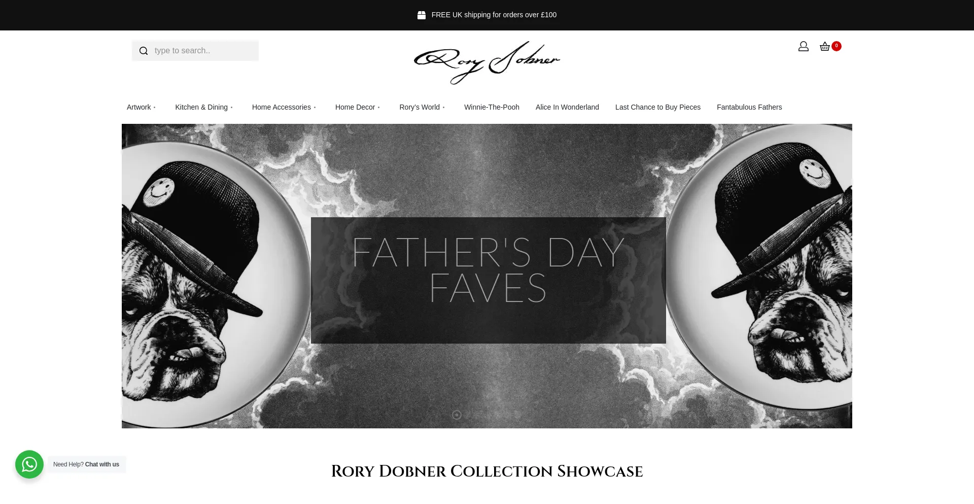 Website screenshot of Rorydobner.com