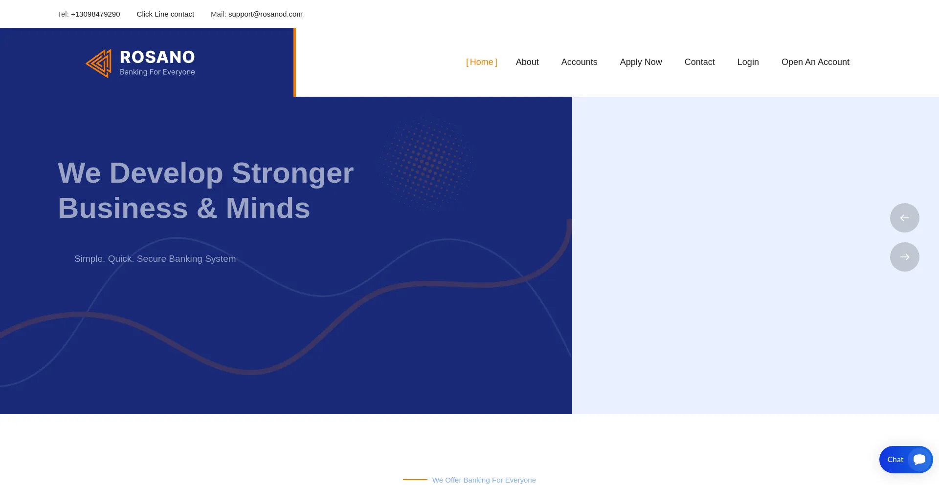 Website screenshot of Rosanod.com