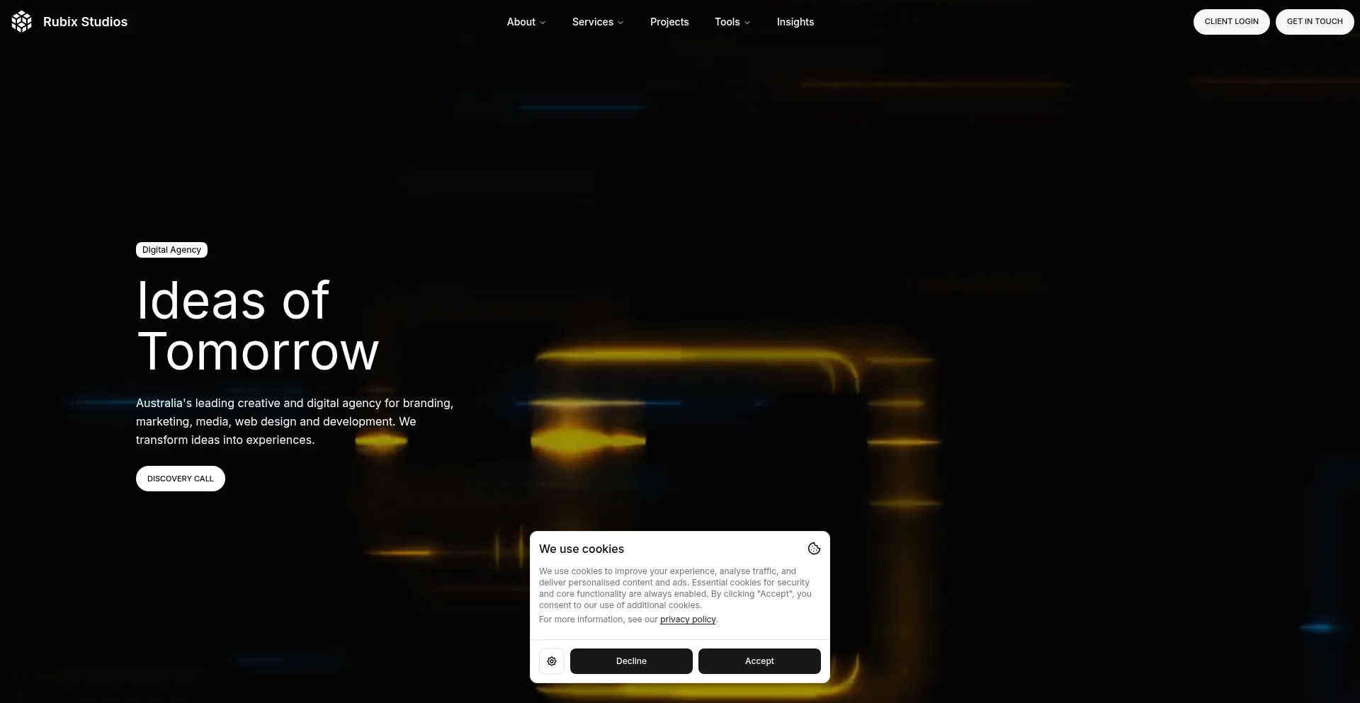 Rubixstudios.com.au Screenshot
