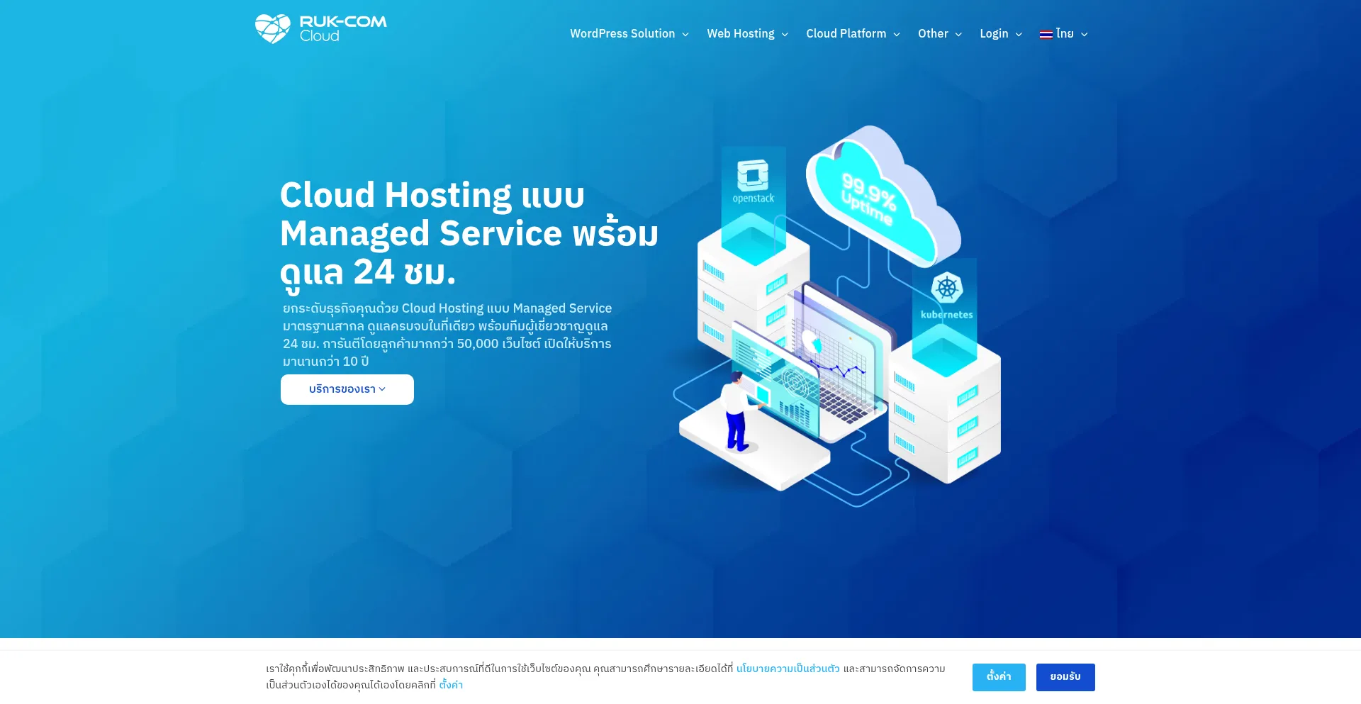 Website screenshot of Ruk-com.in.th