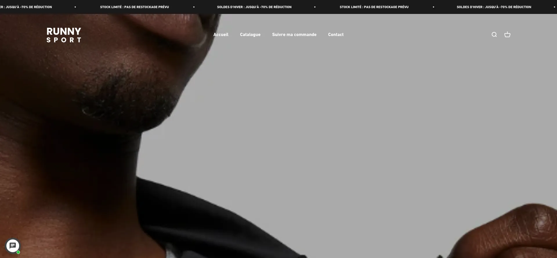 Website screenshot of Runny-sport.com