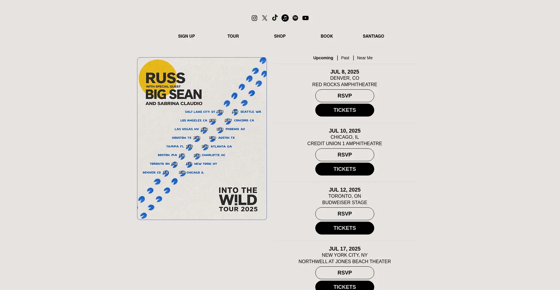 Website screenshot of Russworld.com