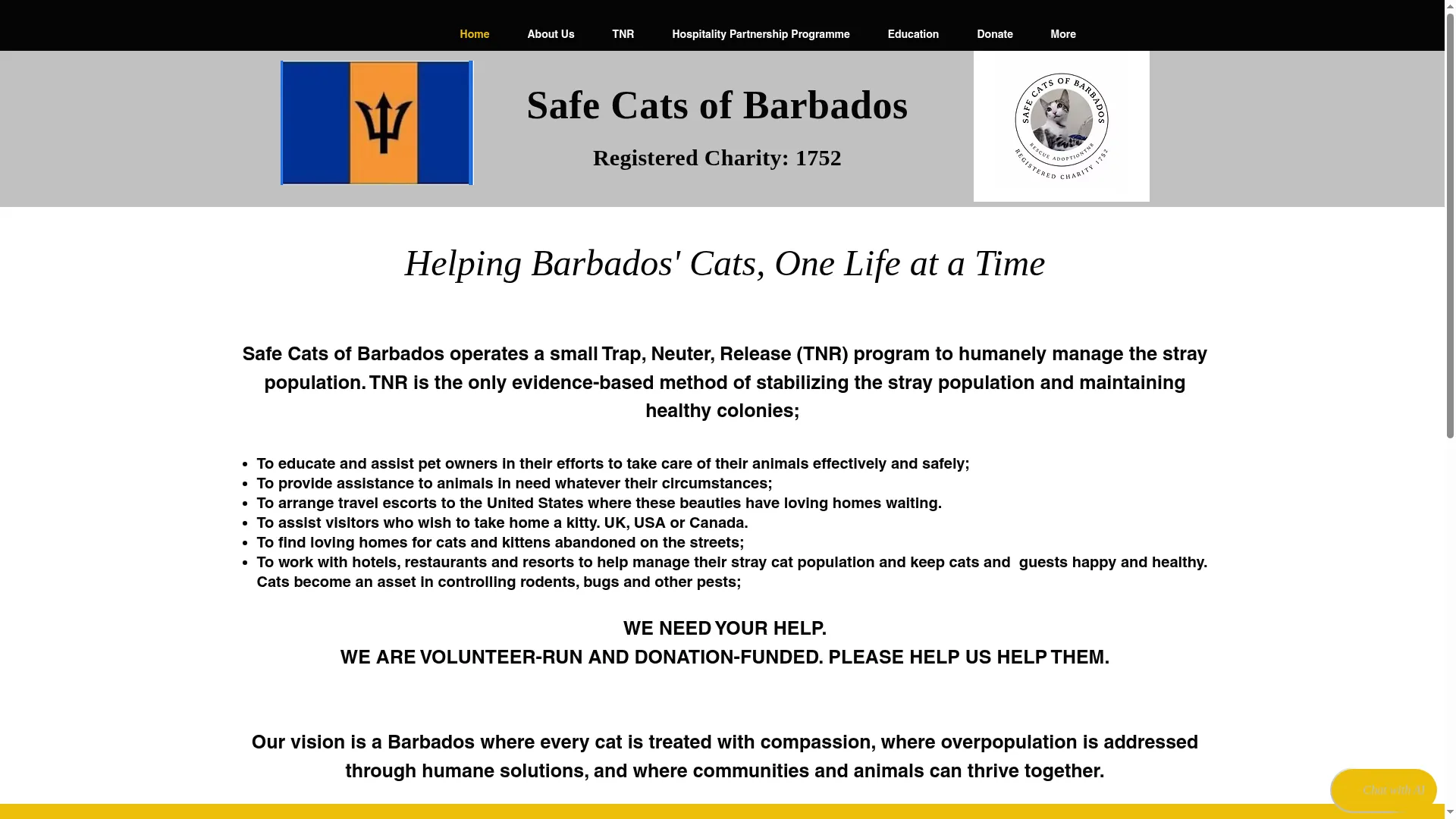 Safecatsofbarbados.org