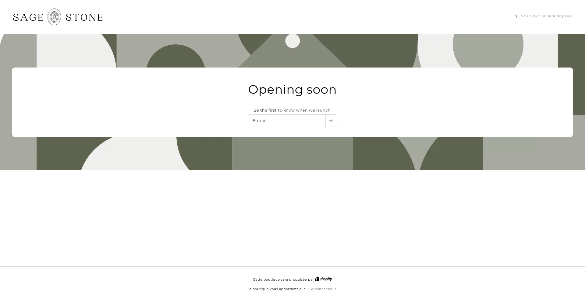 Website screenshot of Sagestoneatelier.com