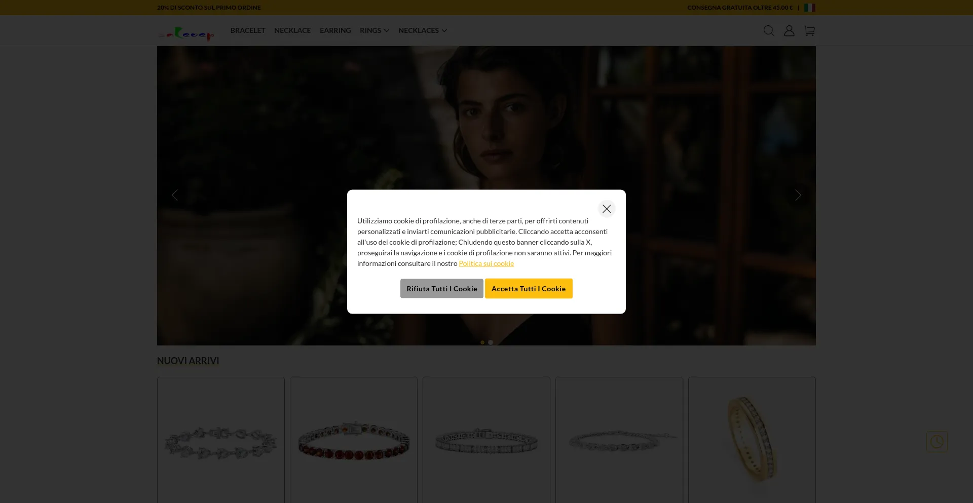 Website screenshot of Saleoep.shop