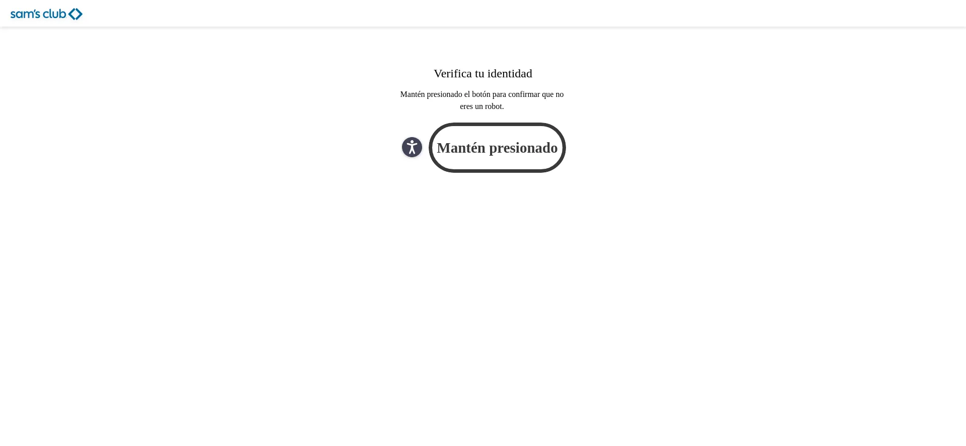 Website screenshot of Sams.com.mx