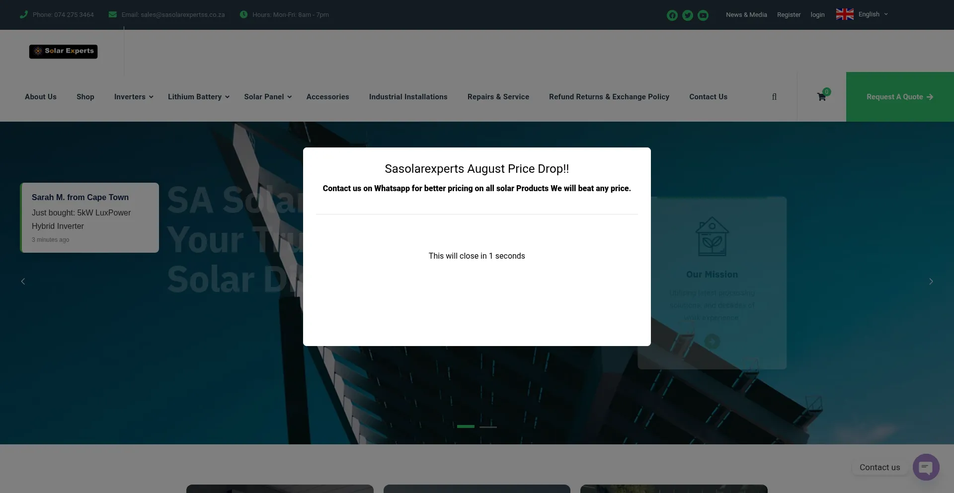 Sasolarexperts.co.za est-il Sûr et Fiable ?